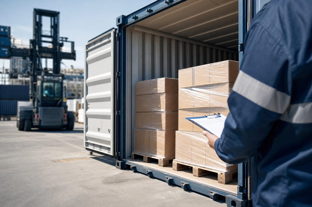 Levante e inspección de mercadería en depósito fiscal